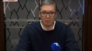 Президент Сербии выступил с экстренным обращением из-за беспорядков в Белграде