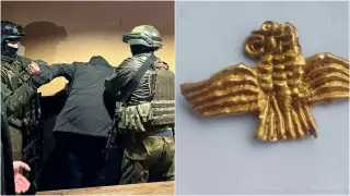 КНБ задержал казахстанца с сакским золотом