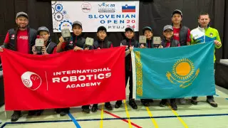 Школьники из Алматы выиграли соревнования по робототехнике в Словении