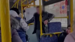 Социальный эксперимент "Пьяный пассажир" провели в автобусе Павлодара