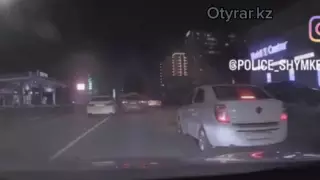 Несовершеннолетний гонщик заставил попотеть полицейских в Шымкенте