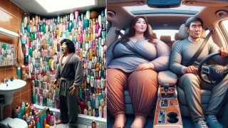 ИИ показал страхи казахстанских мужчин: видео вызвало споры