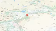 Очередное землетрясение произошло на границе Кыргызстана и Китая