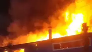 Появились подробности крупного пожара под Алматы