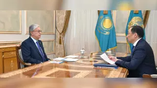 Токаев принял председателя правления "Қазақстан темір жолы"