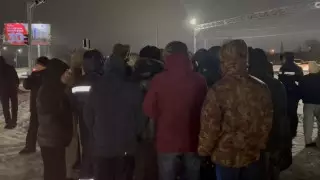 Жители Актобе перекрыли дорогу из-за проблем с электричеством