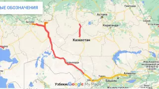 Ограничения для автотранспорта действуют на трассах в 9 областях Казахстана