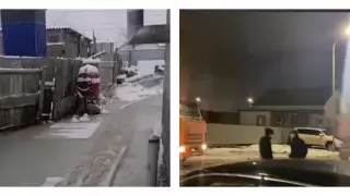 Талая вода затопила улицы Атырау