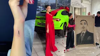 Тату для любимого и новая "ламба": как провели 14 февраля казахстанские звезды