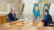 Токаев принял спикера Сената Ашимбаева