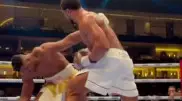 Видео жуткого нокаута в бою Нганну и Джошуа: новый ракурс