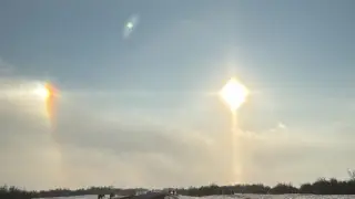 Странный небесный объект попал на камеру в Улытау