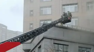 Фитнес-клуб горел в Астане