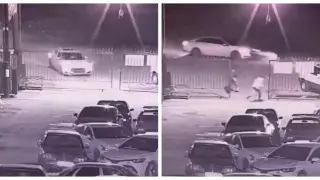 Лишенный прав водитель сбежал со штрафстоянки на глазах у полицейских в Шымкенте