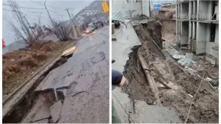 Обвал дорог произошел из-за обильных осадков в Алматы