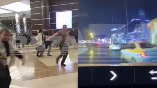 Момент нападения и стрельба: появились новые видео теракта в "Крокус сити холле"