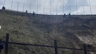 В Алматы сошла оплывина возле кафе