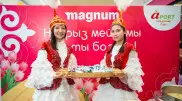 Magnum приготовил 400 литров наурыз-коже и 100 килограммов баурсаков для алматинцев