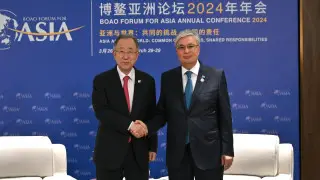 "Вы были одним из лучших генсеков". Токаев пообщался с Пан Ги Муном