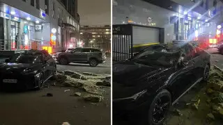 Сколько автомобилей повредила буря в Алматы