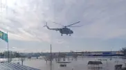 Вертолет со спасателями не смог сесть в затопленном ауле