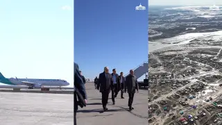 Токаев прилетел в ЗКО и встретится с эвакуированными жителями