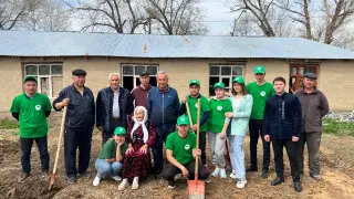 Экологическую акцию "Таза Қазақстан" запустили в районах Жамбылской области