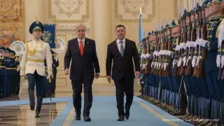 Токаев встретил Жапарова в Акорде