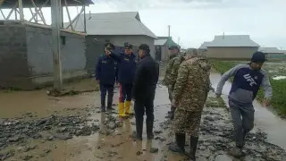 Сели сошли в двух областях Кыргызстана