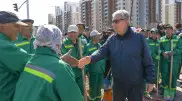 Президент Токаев принял участие в субботнике