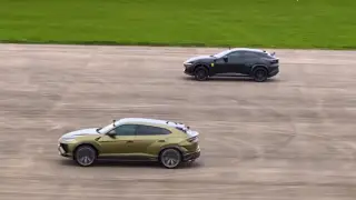 Ferrari Purosangue VS Lamborghini Urus: кто быстрее? Видео