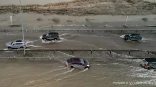 Ограничение движения ввели в двух областях в связи с угрозой подтопления