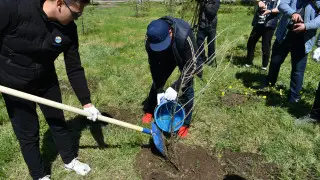 Акция "Таза Қазақстан" продолжается в городе Атбасар Акмолинской области