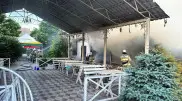 Зона отдыха загорелась в Шымкенте