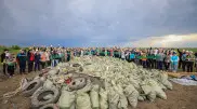 "Таза Қазақстан": 12 тысяч активистов Amanat приступили к уборке территорий от мусора