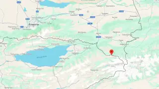 Землетрясение произошло на границе Казахстана и Кыргызстана