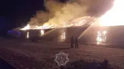 В Семее потушили крупный пожар