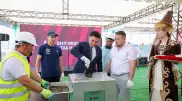 В Шымкенте заложили капсулу нового стадиона на 35 тысяч человек