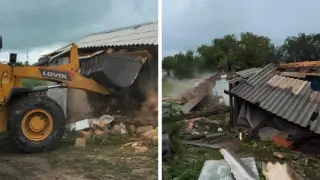 Ақтөбеде су басқан үйлер сүріліп жатыр