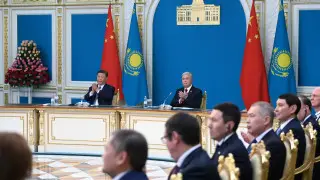 Культурные центры и филиал вуза: Токаев и Си Цзиньпин торжественно открыли ряд объектов