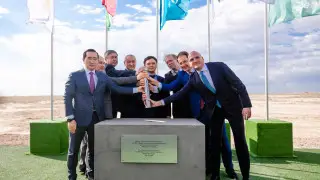 КМГ и Eni начали строительство гибридной электростанции в Жанаозене