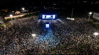 "Болат Жүрек": как проходил концерт ко Дню металлурга в Темиртау