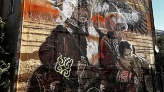 Новый мурал "Шанырак" появился в Астане