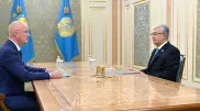 Касым-Жомарт Токаев принял первого заместителя премьера Романа Скляра