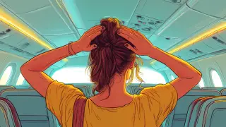 "Посмотрели на голову пассажирки": самолет совершил вынужденную посадку по необычной причине