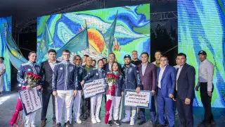 Аким Алматинской области поздравил олимпийских призеров