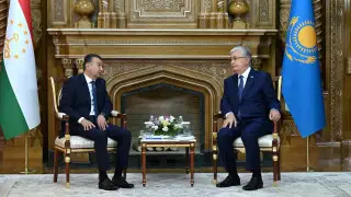 Касым-Жомарт Токаев встретился с премьером Таджикистана