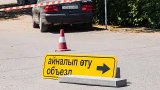 Участок улицы Сыганак в Астане частично перекрыт