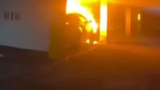 Две машины сгорели в подземном паркинге в Алматы