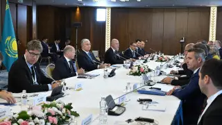 Токаев встретился с представителями крупного бизнеса Германии